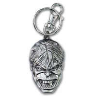 Incredible Hulk Face Pewter Key Chain
