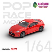 Pop Race 1/64 Scale - Toyota GR86 Track Red