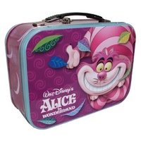 Alice in Wonderland Cheshire Cat Lunch Box Tin Tote