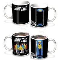 Star Trek Coffee Mug Heat Change Beam Me Up