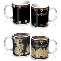 Game of Thrones Coffee Mug Heat Change Map