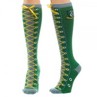 Harry Potter Slytherin Faux Boots Womens Knee High Socks