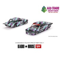 Kaido House x Mini GT 1/64 Datsun 510 Pro Street HKS V1 – Black Green – Limited Edition