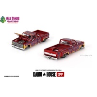 Kaido House x Mini GT 1/64 - Chevrolet Silverado Dually on Fire V1 – Limited Edition