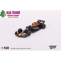 Mini GT 1/64 - Oracle Red Bull Racing RB18 #11 Sergio Pérez 2022 Abu Dhabi Grand Prix 3rd Place