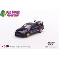 Mini GT 1/64 - Nissan Skyline GT-R (R34) Tommykaira R-z Midnight Purple