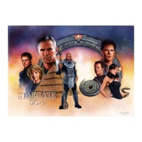 Stargate SG-1 Cast Print / Poster Signed by Jason Palmer