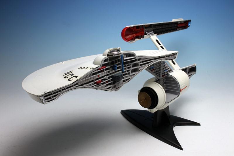 Amt 1 Star Trek Uss Enterprise Ncc 1701 Cutaway W Interior Model Kit 1 537 Models Kits Lenka Creations Toys Hobbies