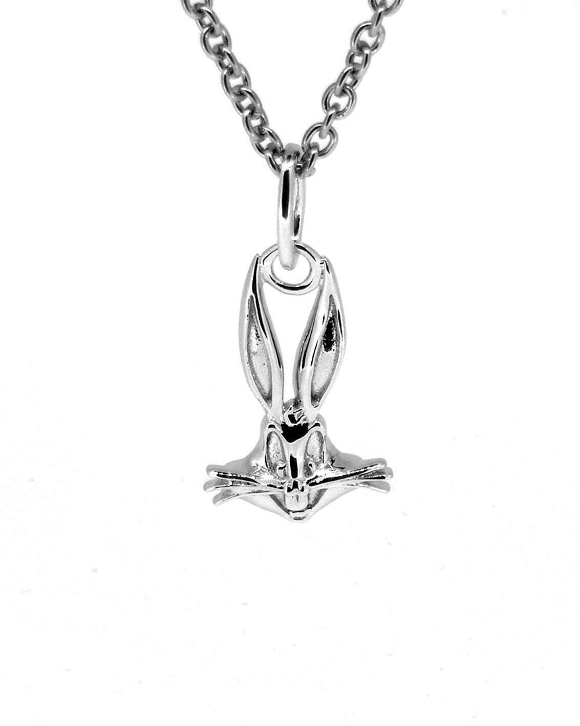Looney Tunes Bugs Bunny Sterling Silver Charm Pendant