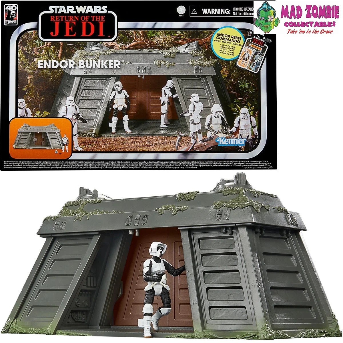 Star Wars The Vintage Collection Endor Bunker Playset with Action Figure