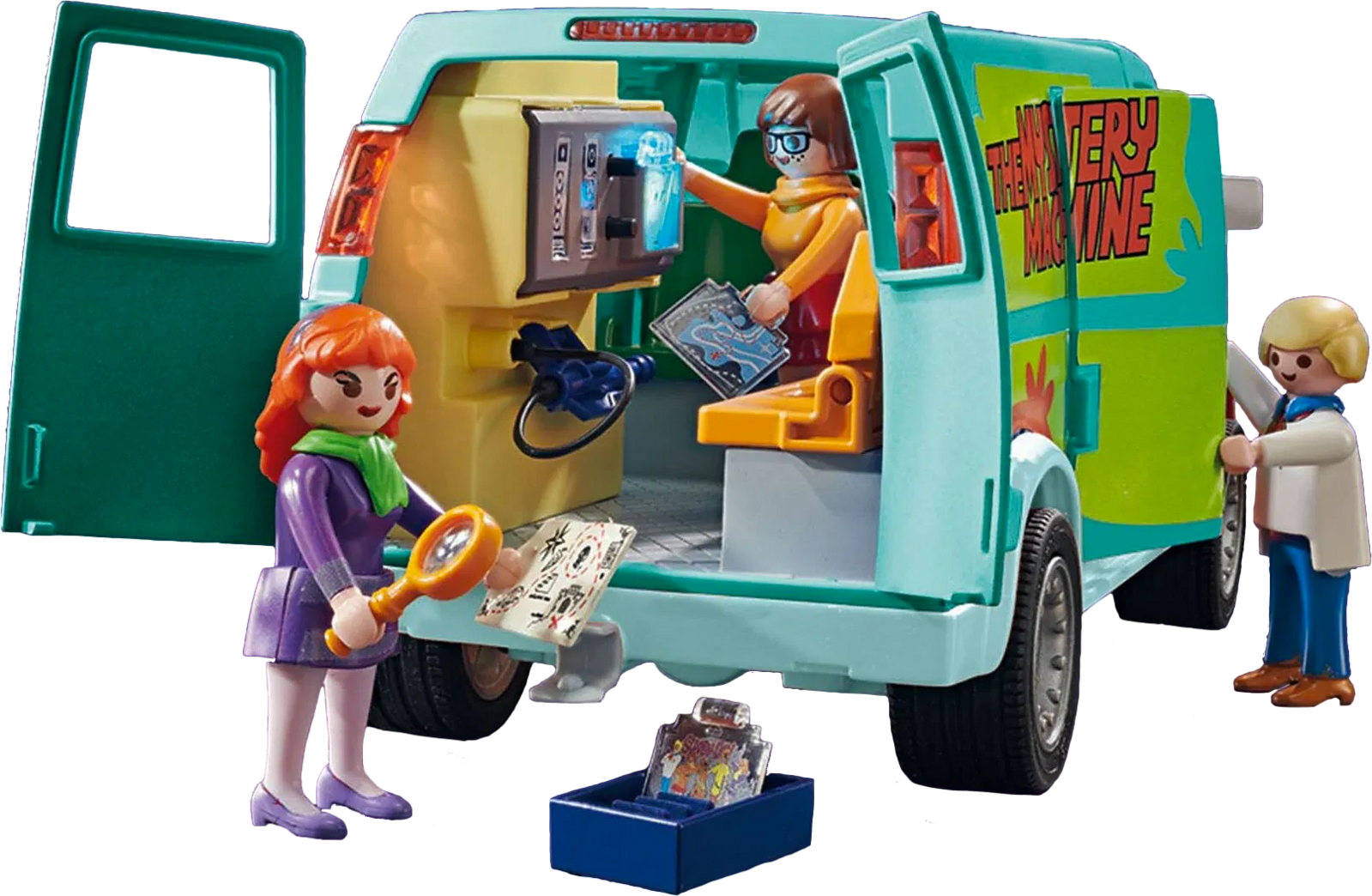 scooby doo action figures and mystery machine