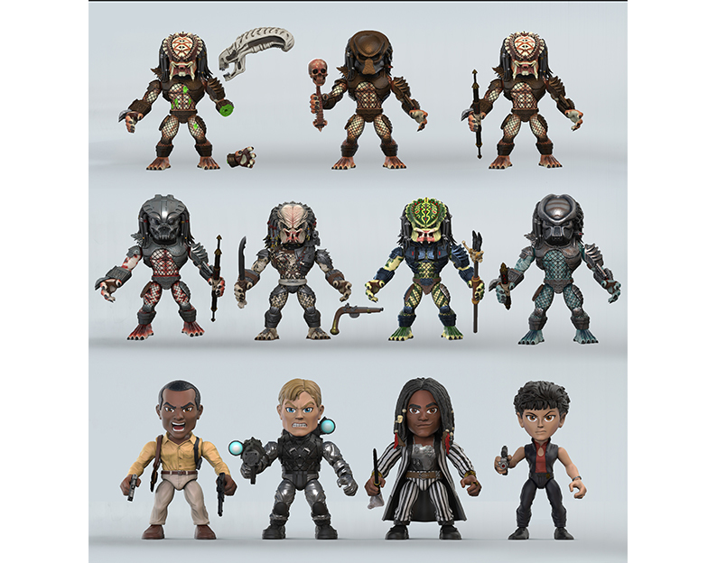 NEW The Loyal Subjects Horror Collector Pack Blind Box 3-Inch Articulated Actio