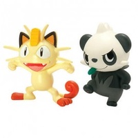 Pokemon Action Pose Figures - Meowth vs Pancham