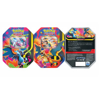 Pokemon TCG Mega Charizard ex Tins