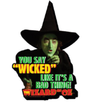 Wizard of Oz Wicked Funky Chunky Magnet