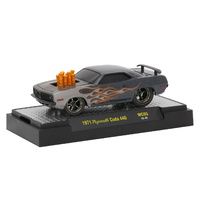 M2 Machines Wild-Cards 1:64 Scale 1971 Plymouth Cuda 440