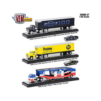 M2 Machines Auto Haulers 1:64 Scale Release 27, 3 Trucks Set