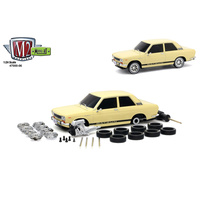 M2 Machines 1970 Datsun 510 Cream with Black Stripes Model Kit Limited Edition to 2,400 pieces Worldwide 1:24 Scale