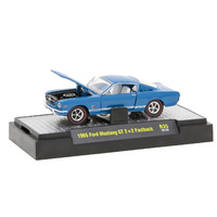 M2 Machines Detroit-Muscle 1:64 Scale 1965 Ford Mustang GT 2+2 Fastback R35
