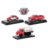 M2 Machines Coca-Cola Release 3, Set of 3 Cars Limited Edition to 4,800 pieces Worldwide Hobby Exclusive 1/64 Diecast Models