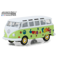 Greenlight Club V-Dub Series 7 1964 Volkswagen Type 2 Samba Bus 1:64 Scale Die-Cast Metal Vehicle