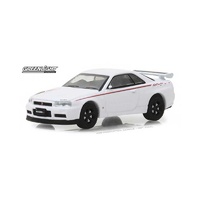 Greenlight Tokyo Torque Series 2 2001 Nissan Skyline GT-R (BNR34) 1:64 Scale Die-Cast Metal Vehicle