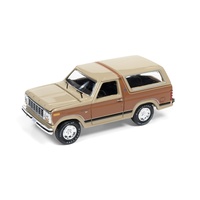 Racing Champions 1980 Ford Bronco Caramel & Light Sand 1:64 Diecast