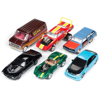 Street Freaks 2018 Release 3 Set A of 6 Cars 1/64 Diecast Models by Johnny Lightning