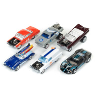 Street Freaks 2017 Release 1D Set of 6 cars 1/64 Diecast Model Cars by Johnny Lightning