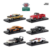 M2 Machines Auto Drivers 1:64 Scale Release 54 6pc Diecast Car Set in blister packs