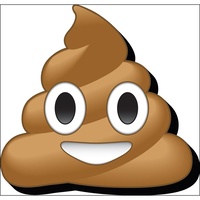 Poop Emoji Funky Chunky Magnet