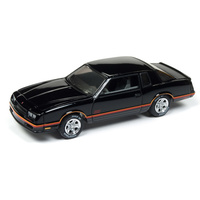 Johnny Lightning 1:64 Scale Classic Gold - 1987 Chevrolet Monte Carlo Aerocoupe Gloss Black