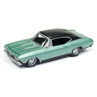 Johnny Lightning 1:64 Scale Classic Gold - 1968 Chevrolet Chevelle SS Grecian Green Metallic