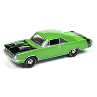 Johnny Lightning 1:64 Scale Classic Gold - 1970 Dodge Dart Swinger 340 Sublime Green