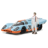 Steve McQueen LeMan - Gulf Porsche 917K Greenlight 1:43 Scale
