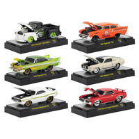M2 Machines Ground Pounders 1:64 Scale 6 Car Set Release 18