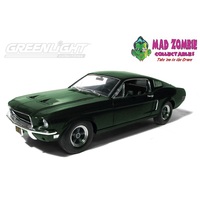 Bullitt (Steve McQueen): 1968 Ford Mustang GT Fastback Greenlight 1:18 Scale