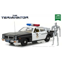 Terminator: 1977 Dodge Monaco (With Endoskeleton) Greenlight 1:18 Scale