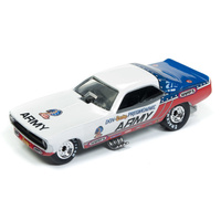 RACING CHAMPIONS MINT 1:64 Diecast 1973 Plymouth Cuda Funny Car Don "The Snake" Prudhomme U.S. Army (LOTQM)
