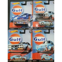 Hot Wheels 2019 Car Culture Gulf Racing - Set of 4 (Does not include VW Golf)