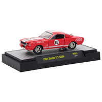 M2 Machines 1:64 Scale Coca-Cola RC01 Hobby Exclusive - 1965 Shelby G.T. 350R #86 Coke Red with White Stripes