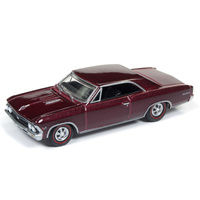 Auto World Premium Vintage Muscle 1:64 1966 Chevrolet Chevelle SS Madeira Maroon