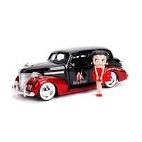 Hollywood Rides 1:24 SCALE BETTY BOOP WITH 1939 CHEVY MASTER DELUXE