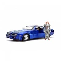 Hollywood Rides 1:24 Scale IT - Pennywise & Henry Bower's Pontiac Firebird (Blue)
