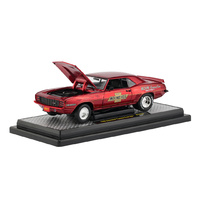 M2 Machines 1969 Chevrolet Camaro R/28 RS "Mooneyes" Candy Red Limited Edition to 5,880 pieces 1:24 Scale