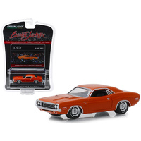 Greenlight 1:64 Scale 1970 Dodge Challenger R/T HEMI (Lot #1330) Orange “Barrett Jackson “Scottsdale Edition” Series 3