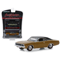 Greenlight 1:64 Scale 1968 Dodge Charger R/T HEMI (Lot #1310.1) Brown with Black Top “Barrett Jackson “Scottsdale Edition” Series 3