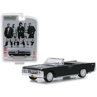 Entourage: 1965 Lincoln Continental Convertible Black “Entourage” (2004-2011) TV Series “Hollywood” Series 22 1:64 Diecast Model Car By Greenligh