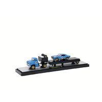 M2 Machines Auto Haulers 1:64 Scale Release 28 1959 Chevrolet Spartan LCF & 1967 Chevrolet Camaro Z/28 RS