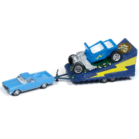 Johnny Lightning Tow & Go Version A 1:64 Scale Diecast 1965 Chevy El Camino with Parade Float